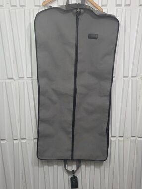 T. Anthony Luxury Canvas Garment Carrier Bag Style RARE Grey Black